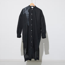 Charger l'image dans la galerie, ソフトワッシャー・ロングブラウス/手描き藤