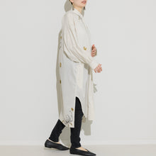 Charger l'image dans la galerie, ソフトワッシャー・ロングブラウス<手描き>乱菊