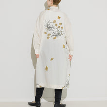 Charger l'image dans la galerie, ソフトワッシャー・ロングブラウス<手描き>乱菊