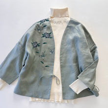Charger l'image dans la galerie, ショートジャケット<手描き>更紗牡丹