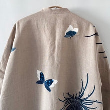 Charger l'image dans la galerie, スタンドカラーシャツドレス 乱菊と蝶