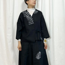Charger l'image dans la galerie, ショートジャケット<手描き>羊歯(シダ)