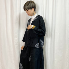 Charger l'image dans la galerie, ショートジャケット<手描き>羊歯(シダ)